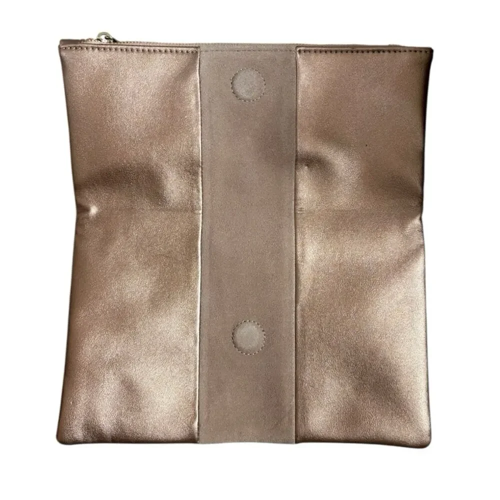 Nordstrom B.P. Rose Gold Clutch Purse